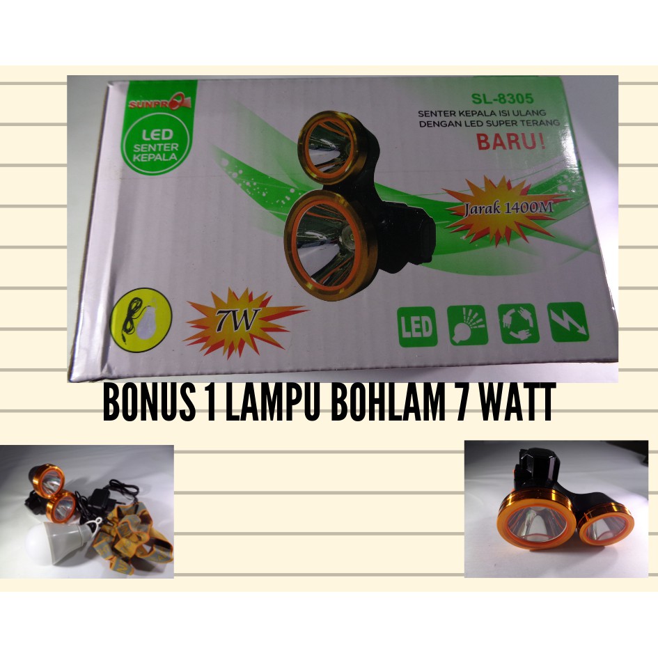 SENTER KEPALA SUNPRO