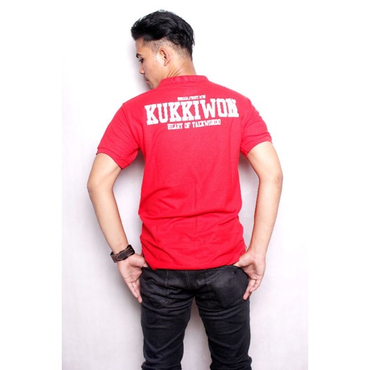 POLO SHIRT OLAHRAGA TAEKWONDO KUKKIWON KAOS BERKERAH