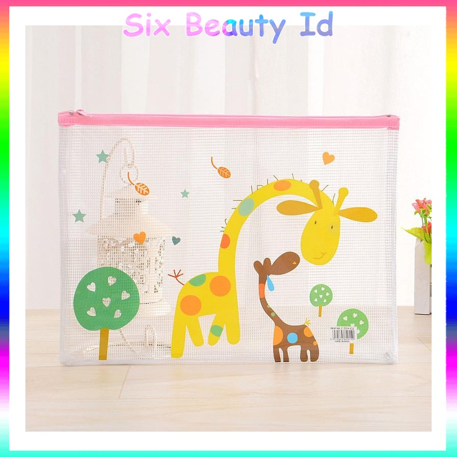 

Sale! PF17 Tempat Pensil Lovely Animal PVC Transparant Stationery A5