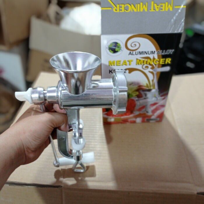 NEW MEAT GRINDER / MESIN PENGGILING / GILINGAN  DAGING, KACANG, BUMBU MANUAL  no. 12 / MEAT MINCER