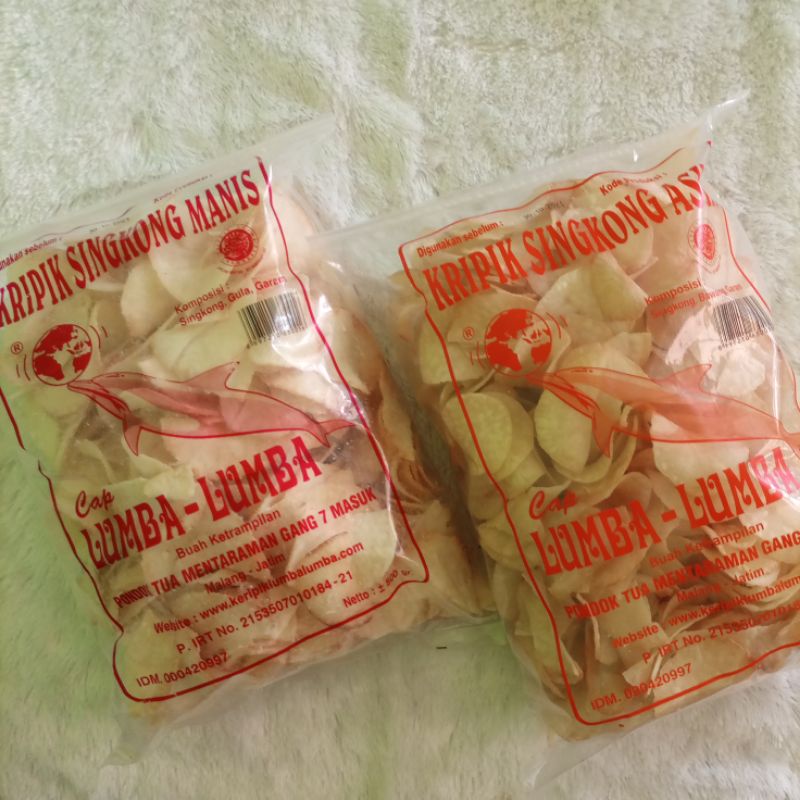 

Keripik singkong lumba-lumba normal 500gr