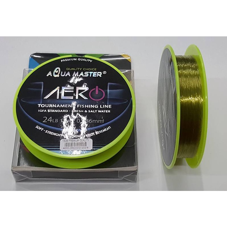 SENAR / LINE MONO AQUA MASTER AERO (Color OLIVE GREEN)