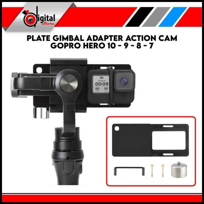 Plate Gimbal Adapter Action Cam Camera Gopro Hero 10 - 9 - 8 - 7