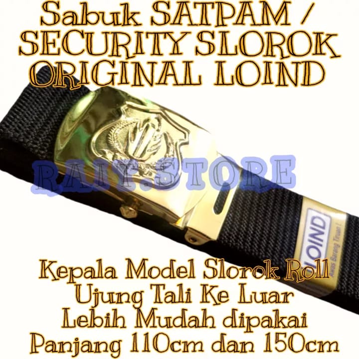 SABUK SATPAM / SECURITY ORIGINAL LOIND