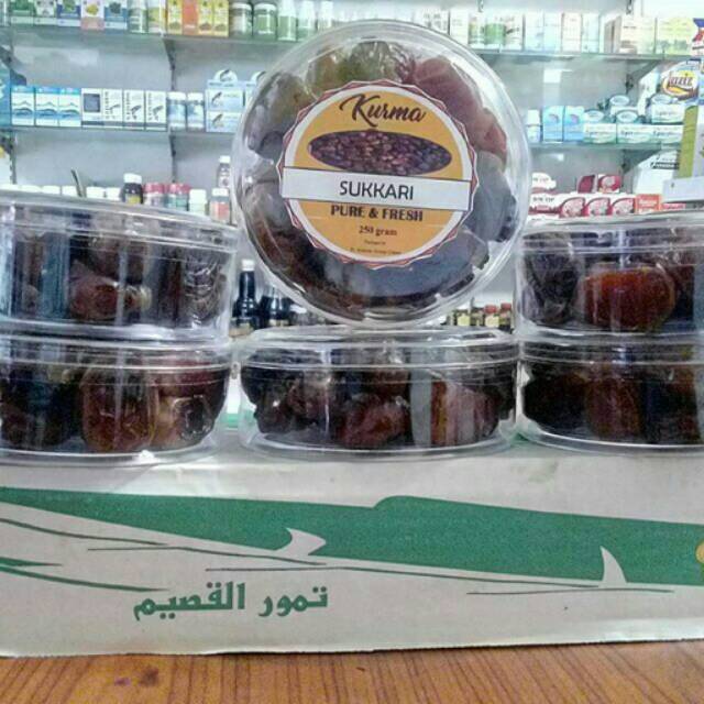 

Kurma Raja Sukari sukkari kemasan toples 250 gram