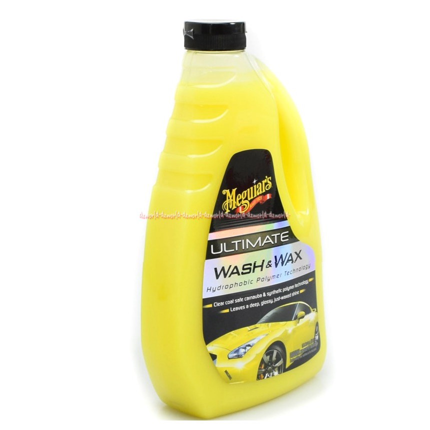 Meguiars Ultimate Wash &amp; Wax Shampoo Mobil Hydrophobic Polymer 1.4L