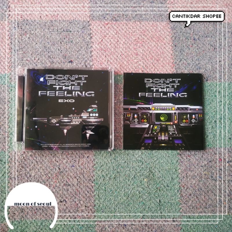 JEWEL CASE EXO DON'T FIGHT THE FEELING ALBUM DFTF