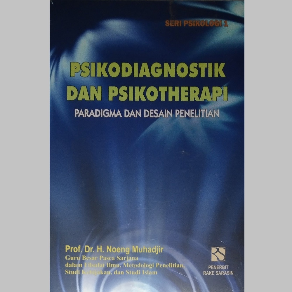 Jual Buku Psikodiagnostik Dan Psikotherapi Paradigma Dan Desain ...