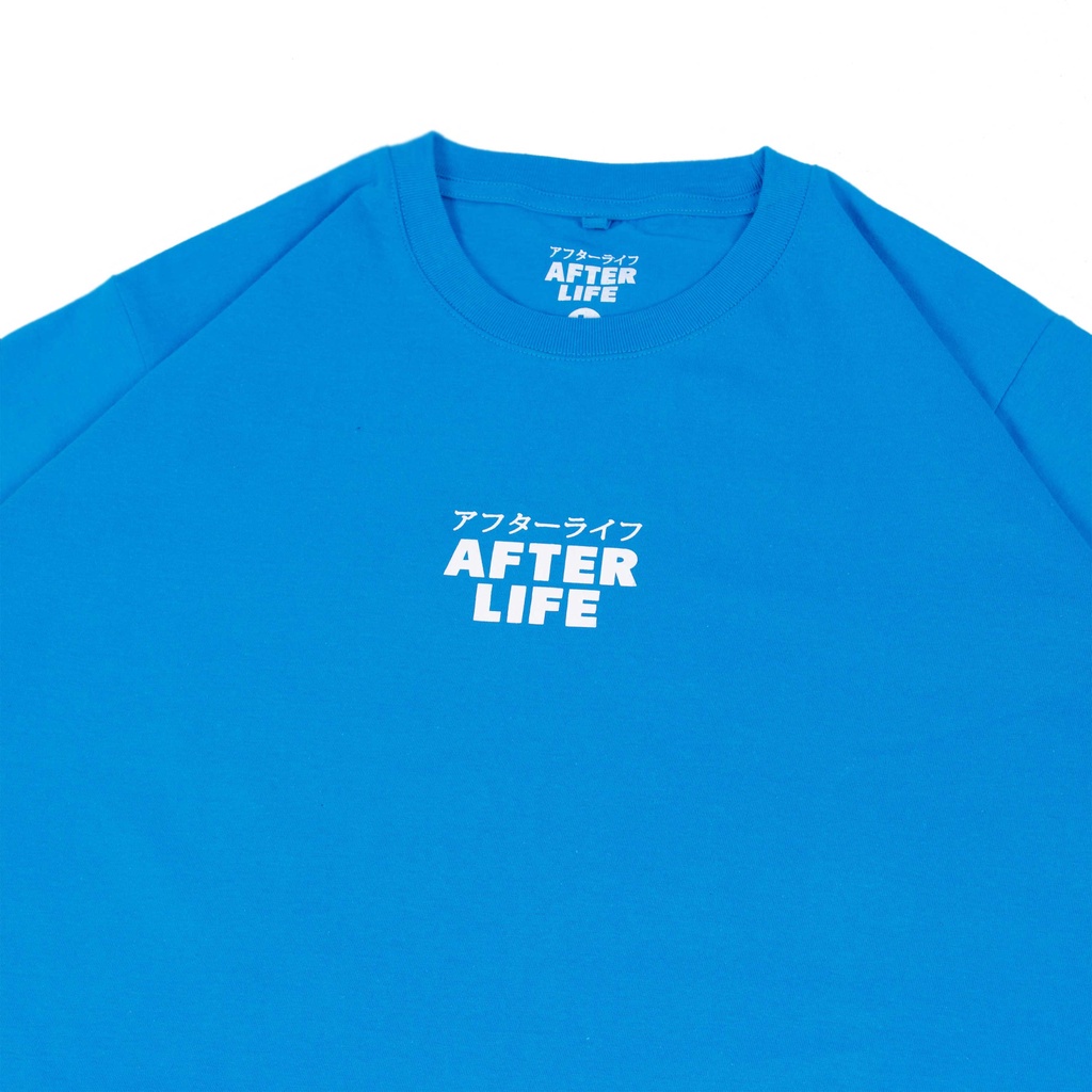 AFTERLIFE - Tshirt Lattera Turquoise Blue | 21046D