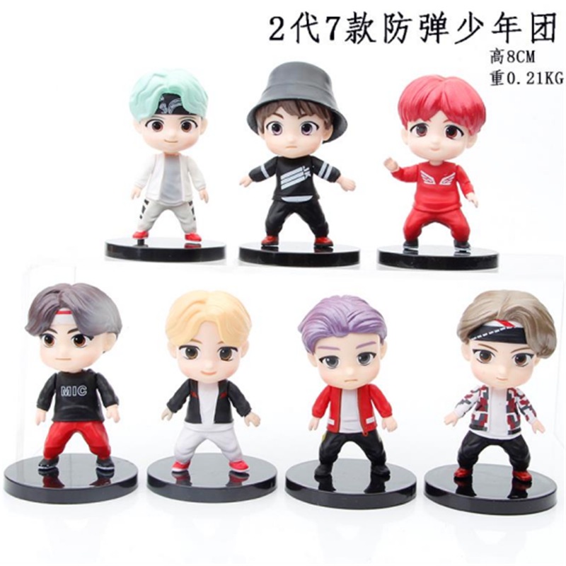 Action figure Bts Lucu Untuk Dekorasi Mobil