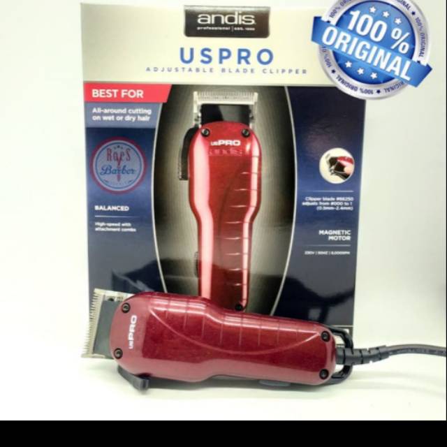Alat cukur rambut ANDIS US PRO OR IGINAL/ CLIPPER CUKUR RAMBUT ANDIS USPRO
