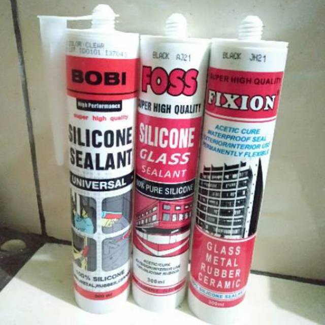 Lem kaca lem tabung sealant botol silikon tabung