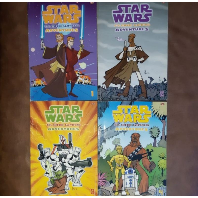 Komik Star Wars Clone Wars lengkap 8 buku