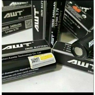 New elektronik kecil lainnya baterai Batre awt hitam 3400mah