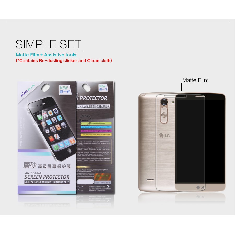 Nillkin Antiglare Screen Protector LG G3 Stylus D690