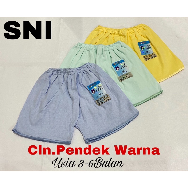 Castle -isi 3 pcs BabyMocha Celana Pendek Baby Celana Segi Empat Bayi