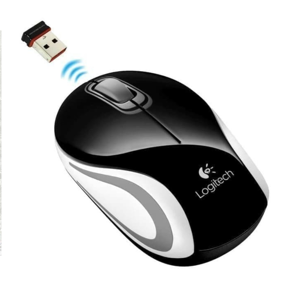 Logitech Mouse Wireless M187 Wifi Mouse Optical Wireless M187