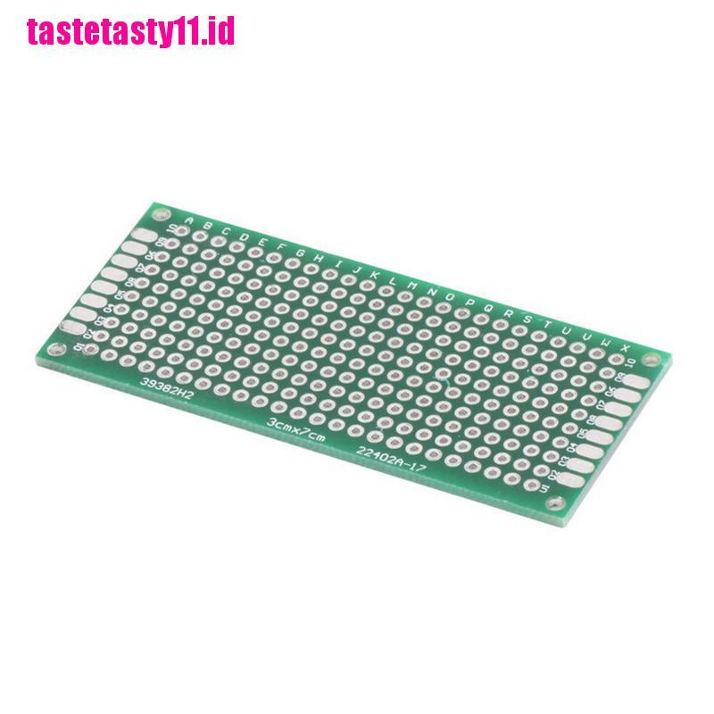 1 Pc Breadboard Universal Dua Sisi Ukuran 3x7cm