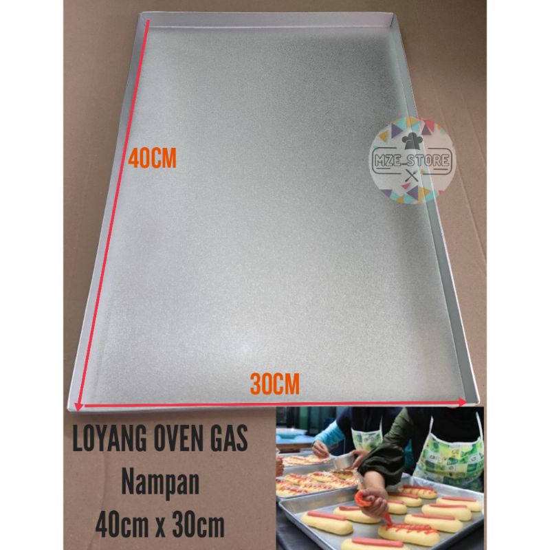 LOYANG NAMPAN OVEN GAS UKURAN 40x30