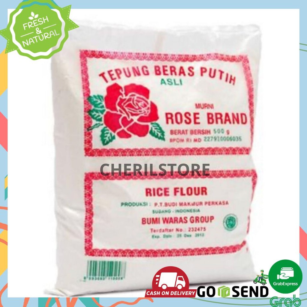 TEPUNG BERAS / TEPUNG KETAN ROSEBRAND 500gram