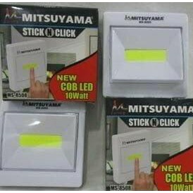 8cur lampu emergency mitsuyama stick n click ms-8508 cob led 10 watt mps7
