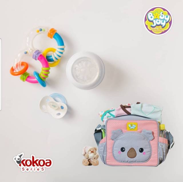 Baby Joy Tas Bayi Kecil Saku Kerut Kokoa Series - BJT 1031