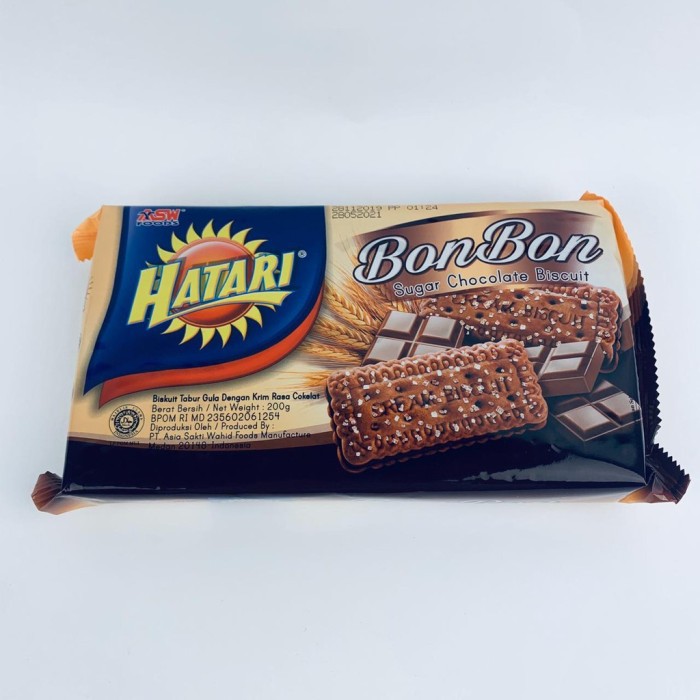 Hatari Bonbon Biskuit Coklat dengan Gula 200gr