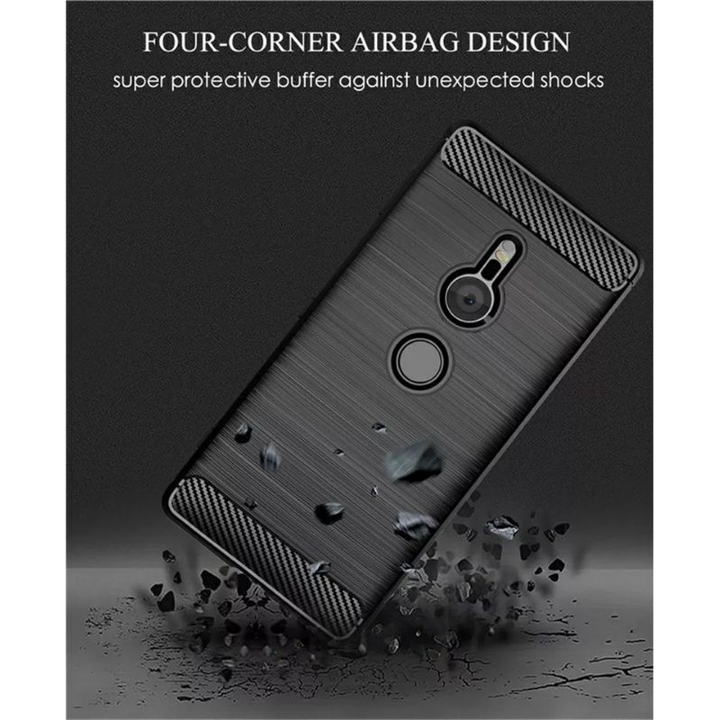SOFTCASE CARBON SONY XPERIA XZ2 docomo global au