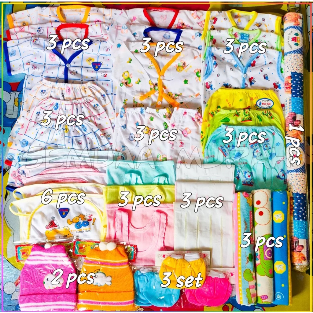 Perlengkapan Bayi Baru Lahir (New Born) Paket Hemat Perlengkapan Bayi Ekonomis Paket Hadiah Set
