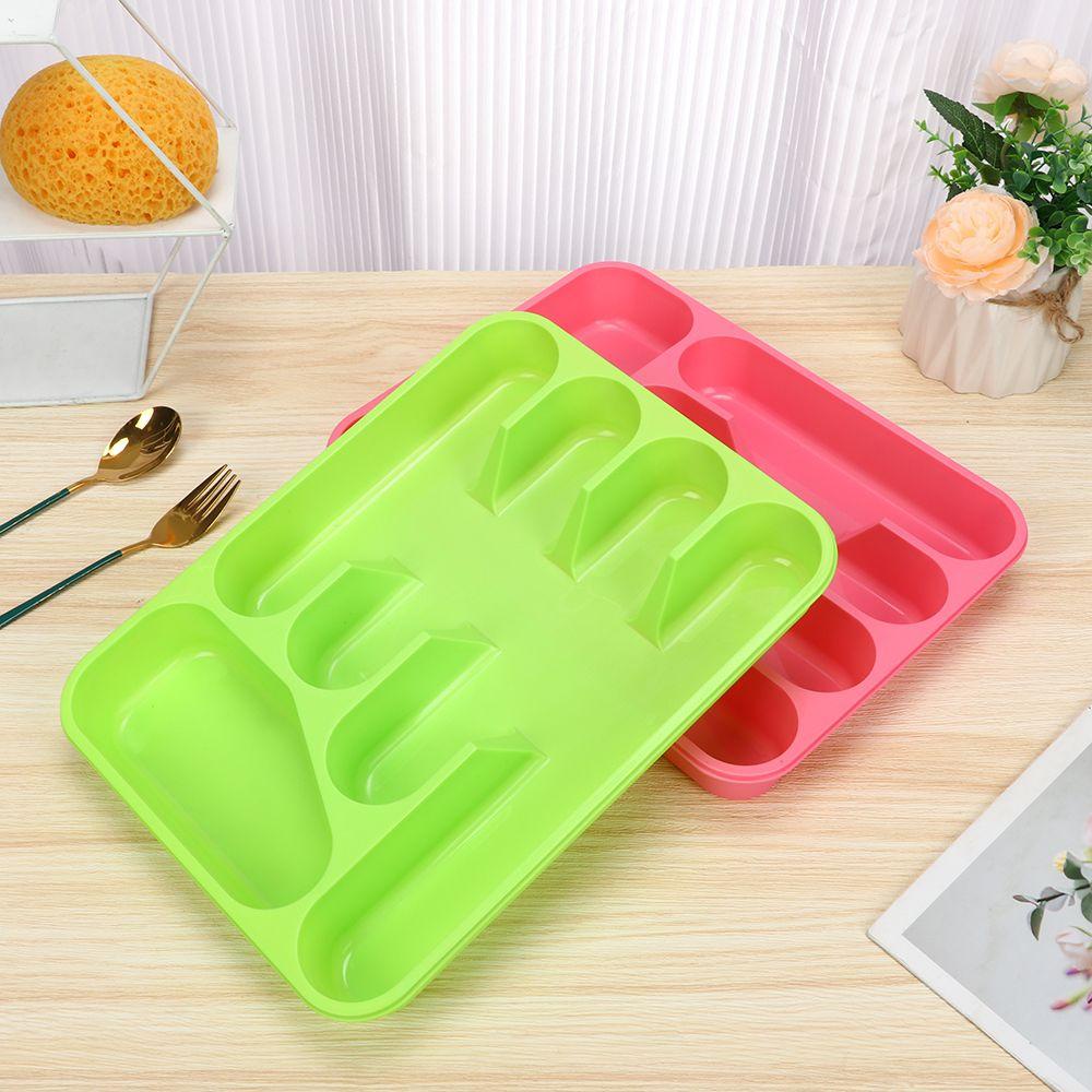 Solighter Cutlery Organizer Bermanfaat Garpu Sendok Alat Pemisahan Finishing Insert Tidy