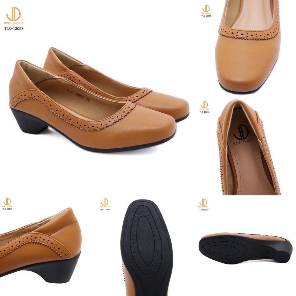 JOSE DAROCA Sepatu Heels Pump Kulit # TLS-12053 # ORIGINAL