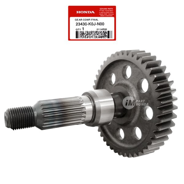 As Roda Belakang 45T Genio Beat LED Scoopy eSP K2F 2020 23430-K0J-N00