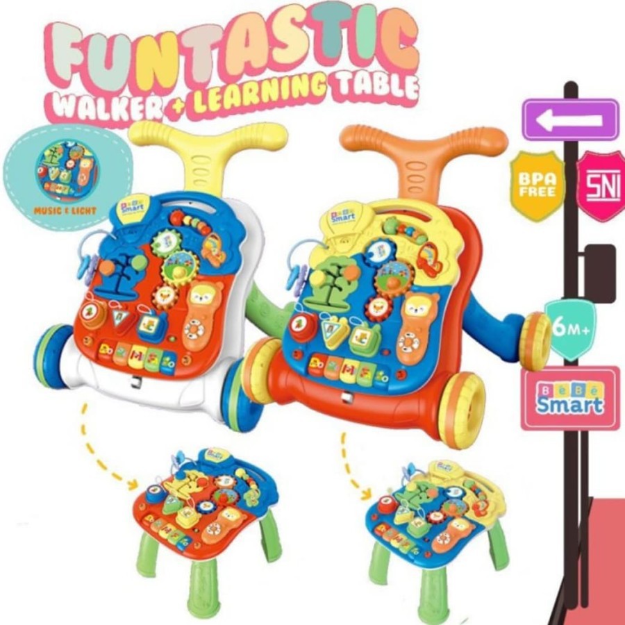 Makassar ! Funtastic Walker and Learning Table Bebe Smart