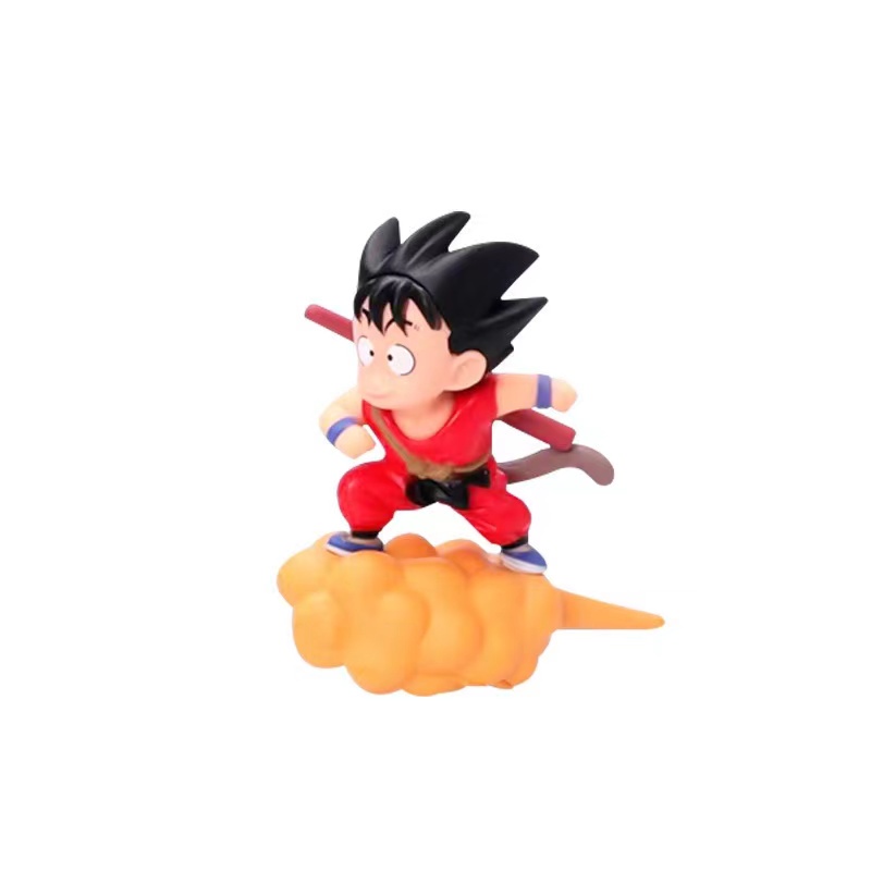 Mainan Action Figure Model Anime Dragon Ball Z Son Goku on Somersault Clouds Bahan PVC Untuk Dekorasi Akuarium