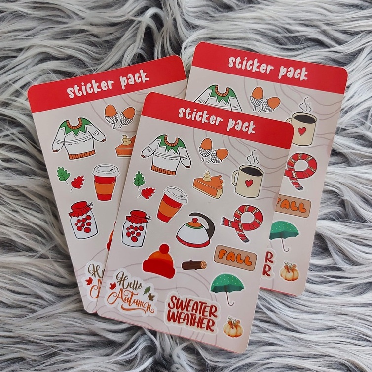 

jollygoodies | Autumn Sticker Sheet - Journaling Sticker
