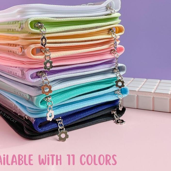 ☀ Zipper Binder 6 Ring A5 / Binder Album [ BISA ] ❅