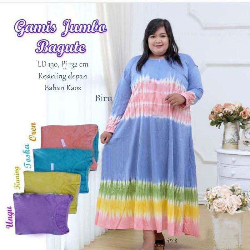 Grosir Gamis Bagute Soft Gamis Kaos Jumbo Muslim Busui