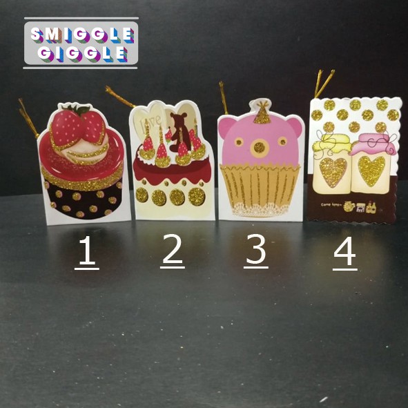 Kartu Ucapan Glitter / Greeting Card / Birthday Card 11st Part