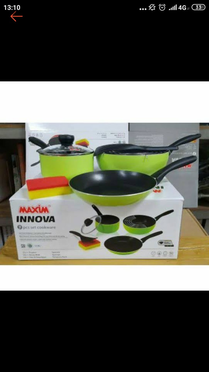 Rantangshop Panci Set Innova 7in1 Deep Wook  Frypan Saucepan