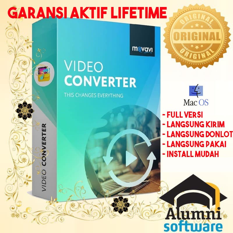 [FULL VERSION] Movavi Video Converter Premium 19 MAC - GARANSI AKTIVASI