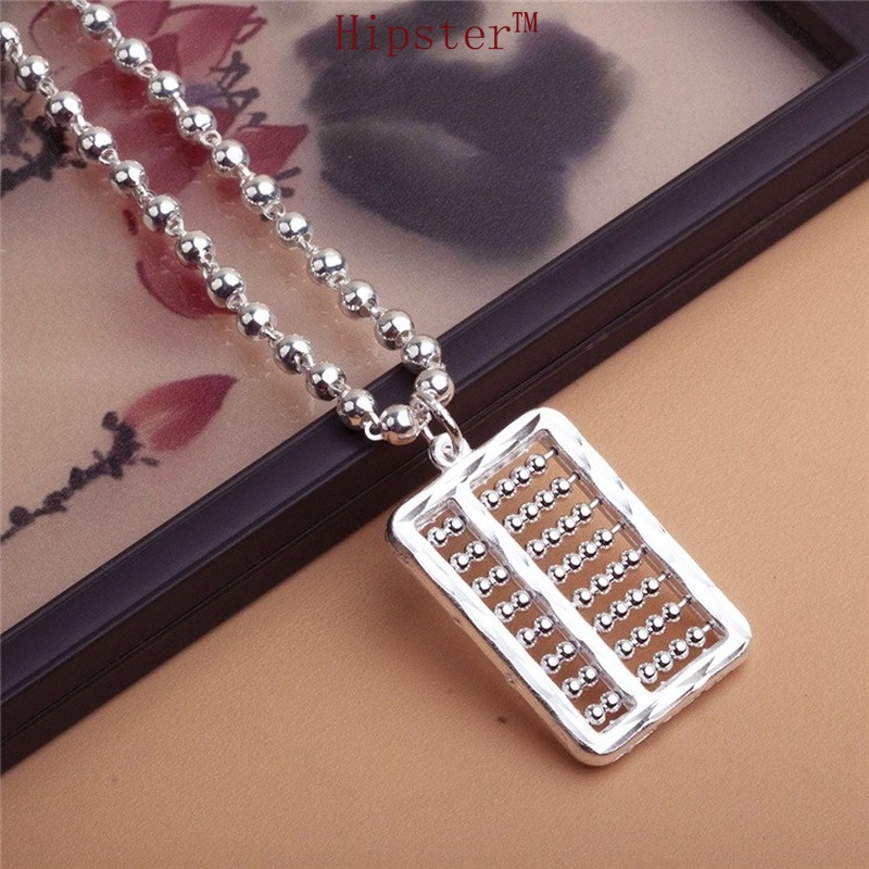 Best-Selling New Type 18K Golden Wishes Abacus Pendant Necklace