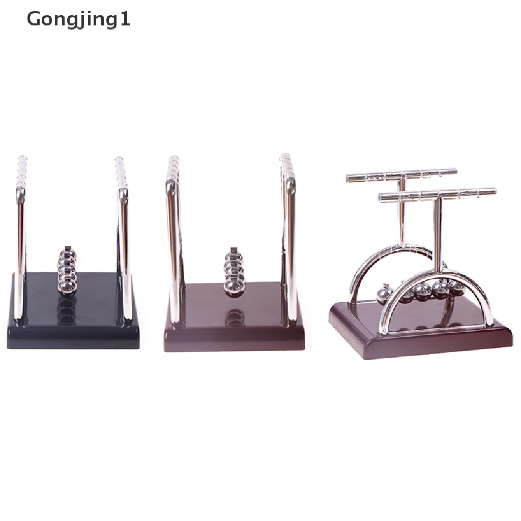 Gongjing1 Bola Pendulum Newton 's Cradle Bahan Metal Untuk Dekorasi Meja Balance Ball