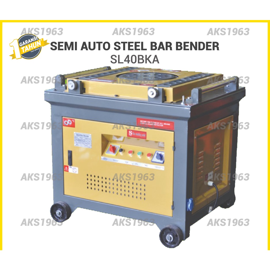 Mesin Penekuk Besi Beton Eser Semi - Automatic 40mm Steel Bar Bender AKS - SL40BKA