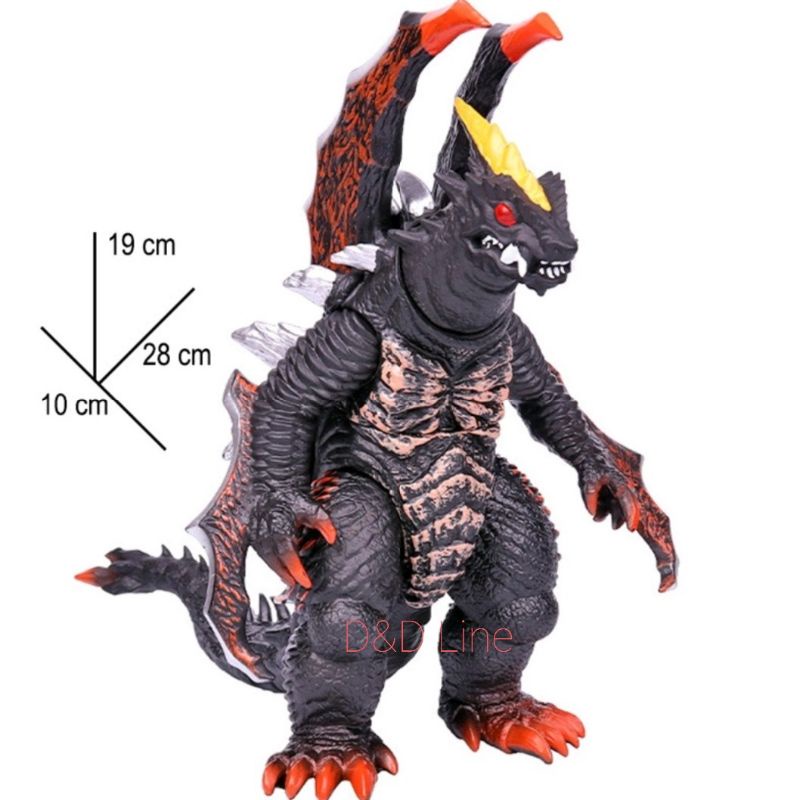 Ultraman X Ultra Monster Dx Tsurugi Demaaga Figure Godzilla