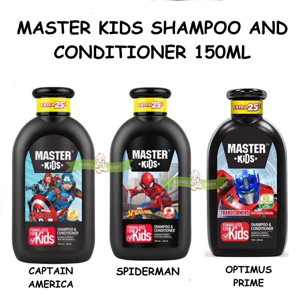 PERA605 MASTER KIDS SHAMPOO AND  CONDITIONER 150ML