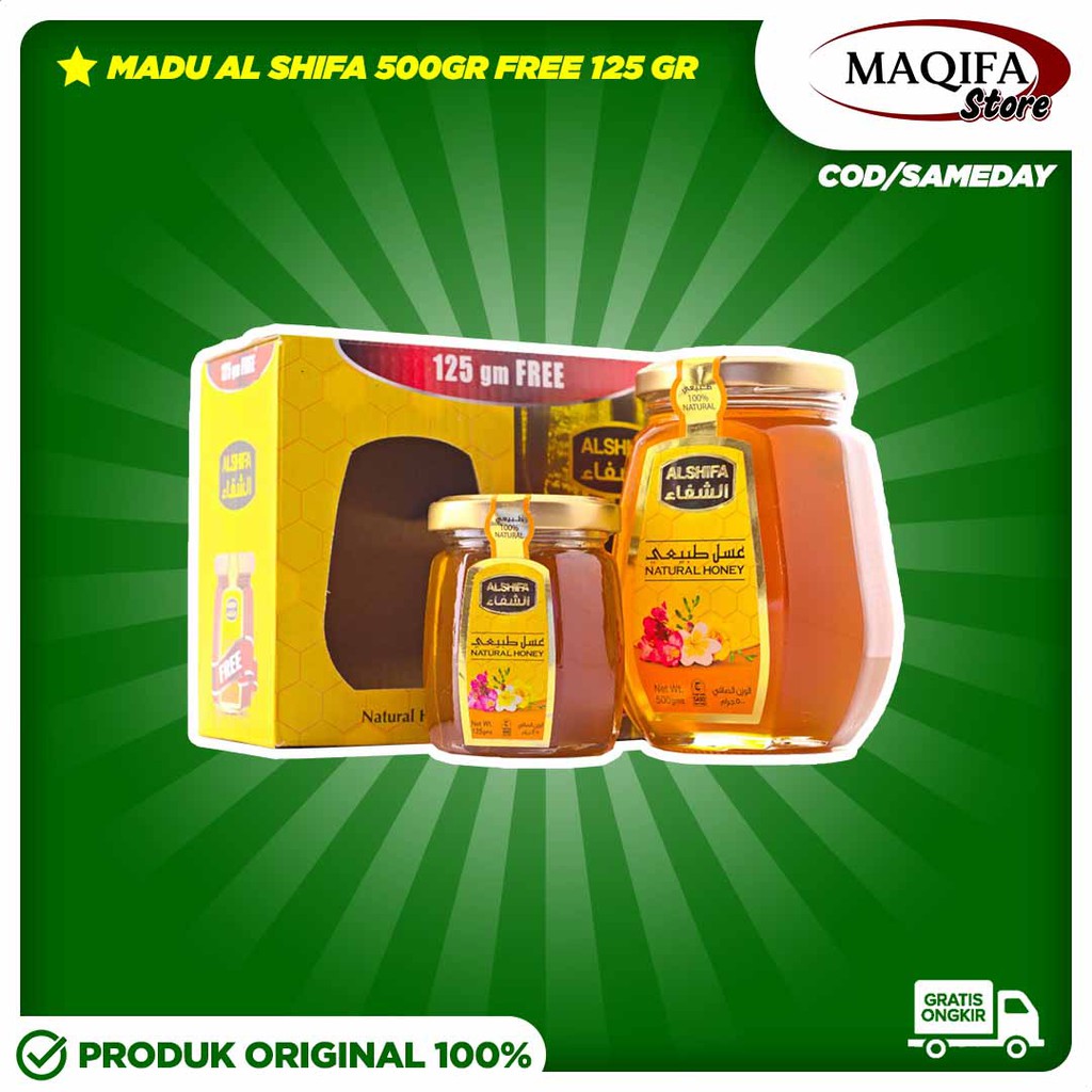 

Madu Al Shifa 500gr Free 125gr Original - Madu Arabia