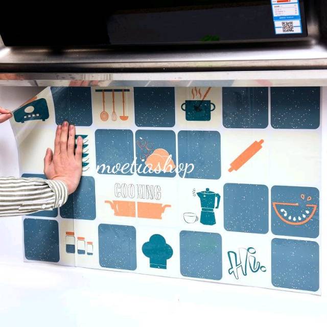 wallsticker dapur/wallsticker anti minyak/wallsticker dapur murah