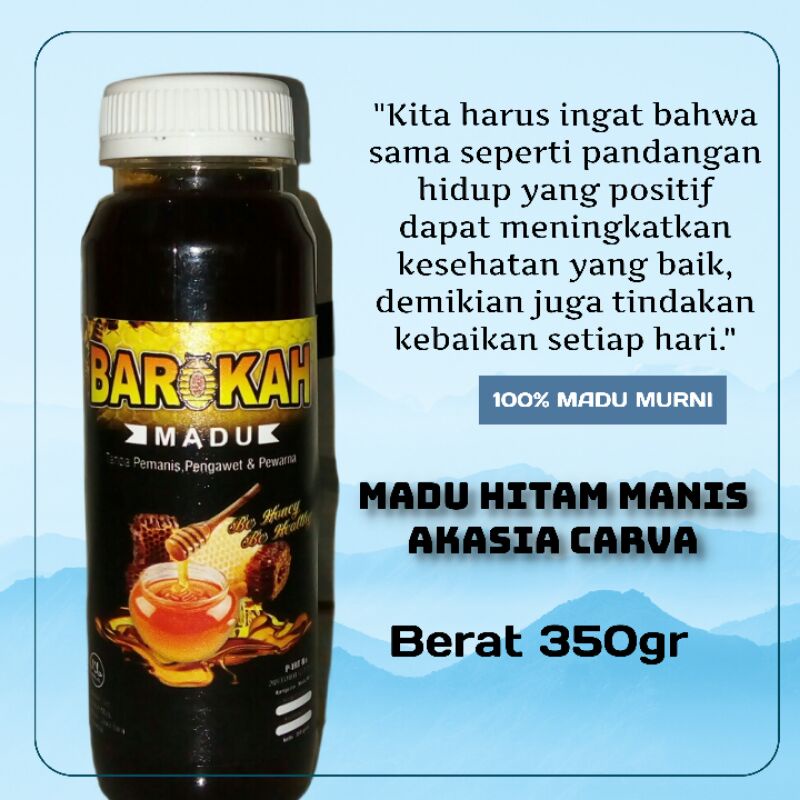 

Madu Murni Hitam Manis Super Original 350gr