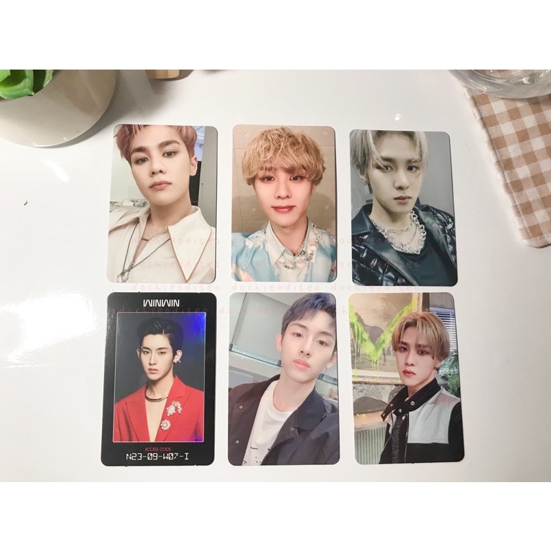 pc photocard wayv kun winwin totms kick back kinho arrival owhat ac access card