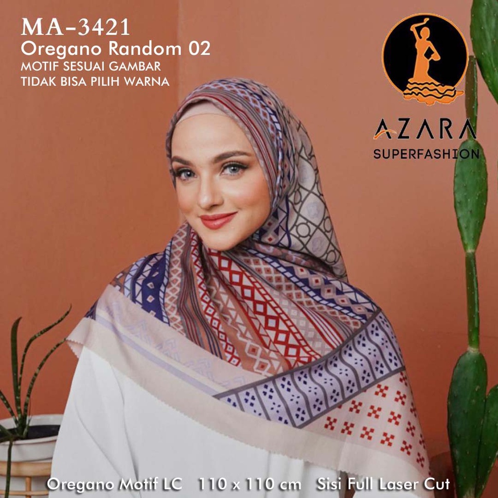 Segiempat Oregano Motif LC Pilih Motif Random Warna